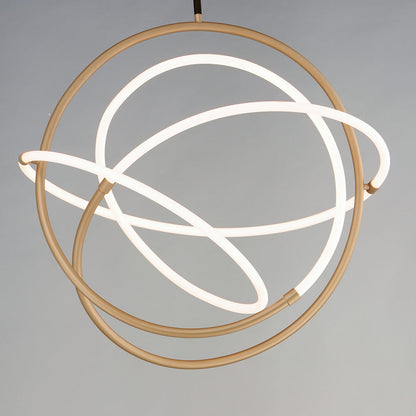 Mobius LED Pendant Light in Detail in Detail.