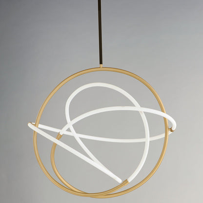 Mobius LED Pendant Light in Detail in Detail.