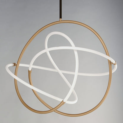 Mobius LED Pendant Light in Detail in Detail.