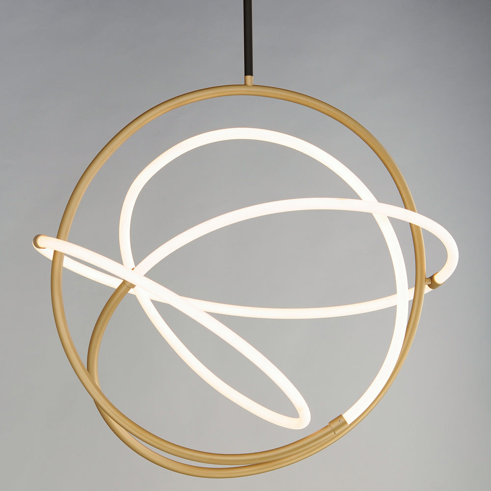 Mobius LED Pendant Light in Detail in Detail.