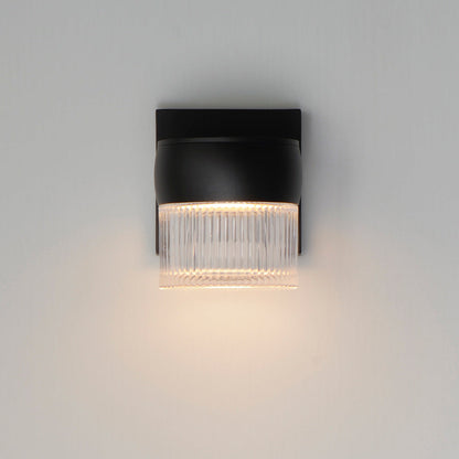 Modular Cylinder Outdoor LED Single Wall Light in Detail.