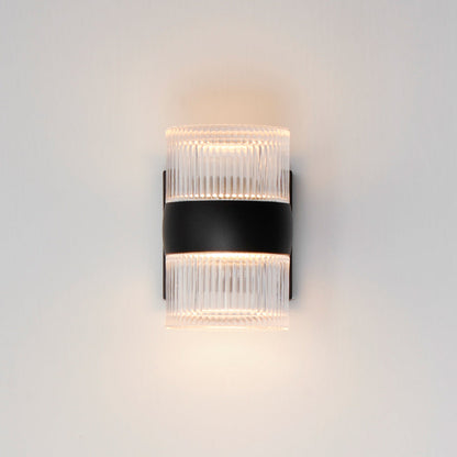 Modular Cylinder Outdoor LED Wall Light in Detail.