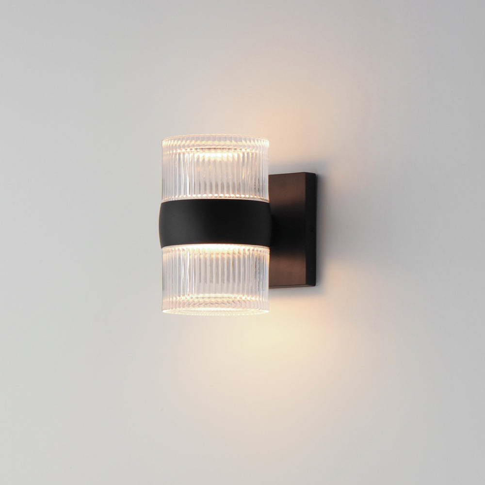 Modular Cylinder Outdoor LED Wall Light in Detail.