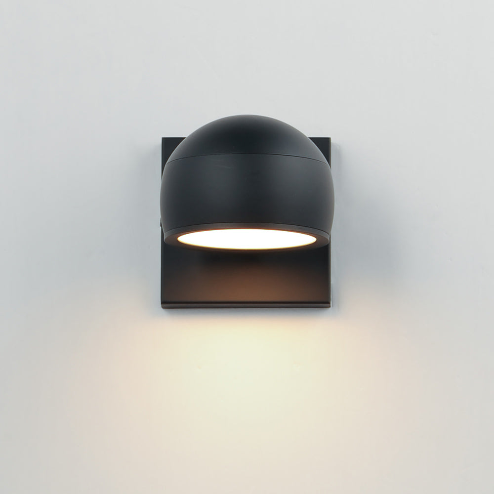 Modular Dome Outdoor LED Wall Light in Detail.