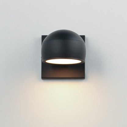 Modular Dome Outdoor LED Wall Light in Detail.