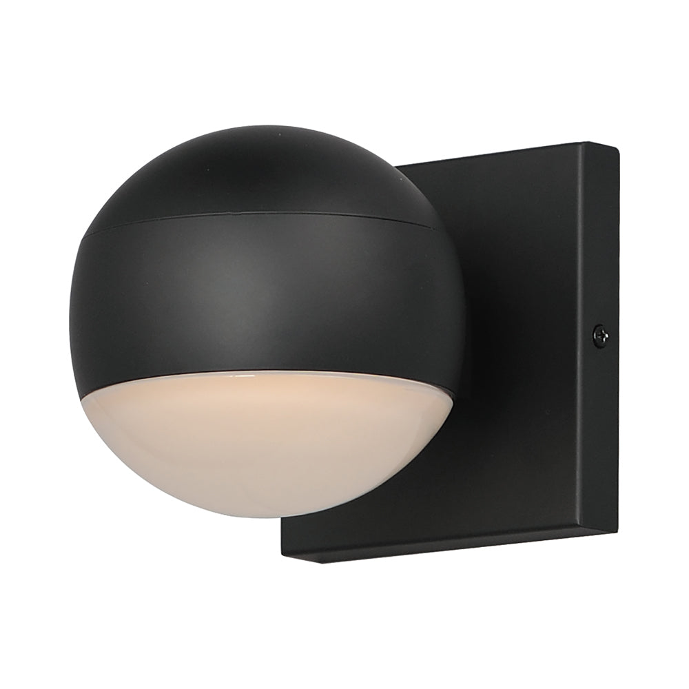 Modular Globe Outdoor LED Wall Light.