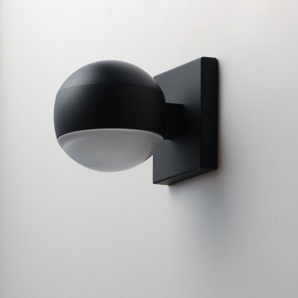 Modular Globe Outdoor LED Wall Light in Detail.