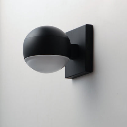 Modular Globe Outdoor LED Wall Light in Detail.