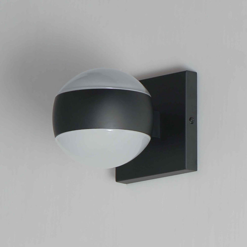 Modular Globe Outdoor LED Wall Light in Detail.