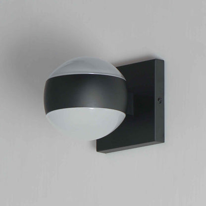 Modular Globe Outdoor LED Wall Light in Detail.