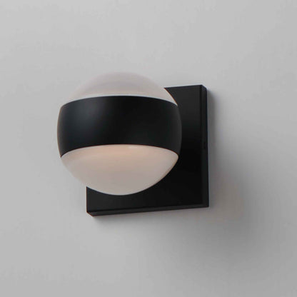 Modular Globe Outdoor LED Wall Light in Detail.