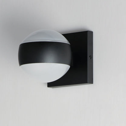 Modular Globe Outdoor LED Wall Light in Detail.