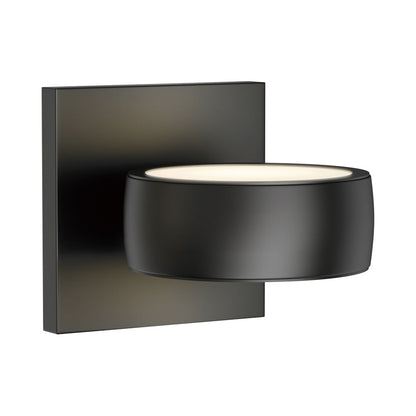 Modular Round Outdoor LED Wall Light in (2-Light).