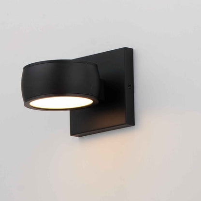 Modular Round Outdoor LED Wall Light in Detail.