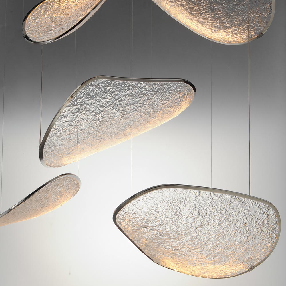 Moonscapes LED Multi Light Pendant Light in Detail.