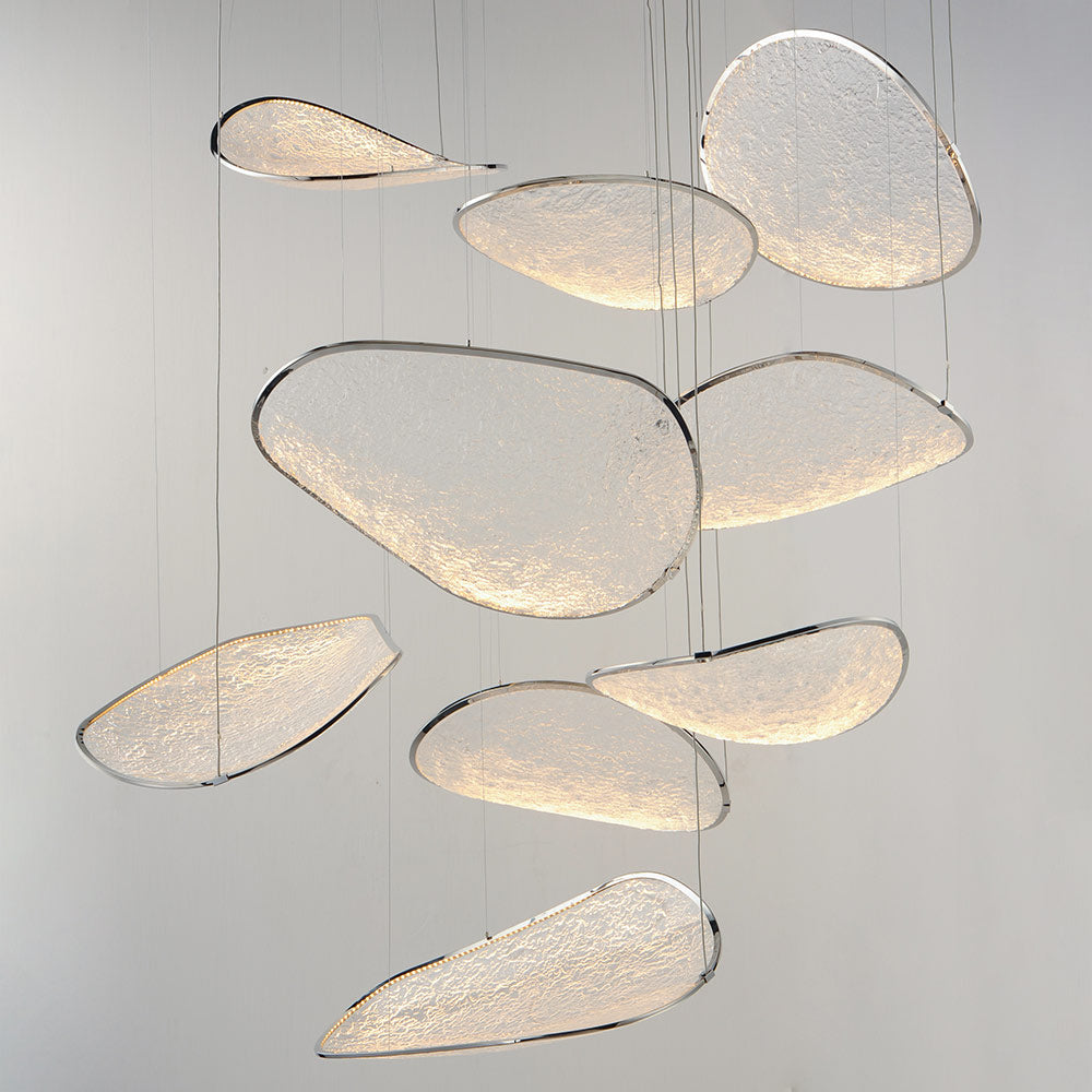 Moonscapes LED Multi Light Pendant Light in Detail.