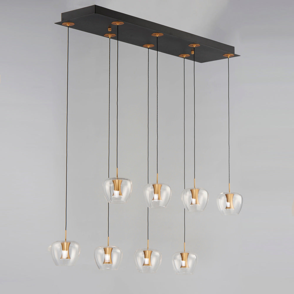 Newton LED Linear Pendant Light in Detail.