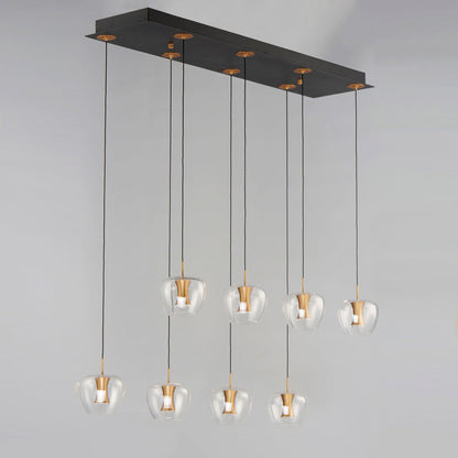 Newton LED Linear Pendant Light in Detail.