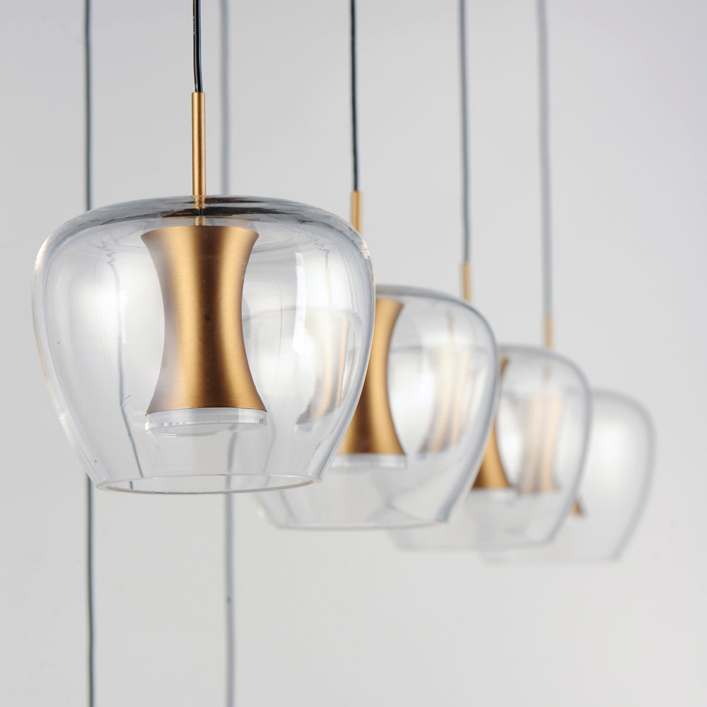 Newton LED Linear Pendant Light in Detail.