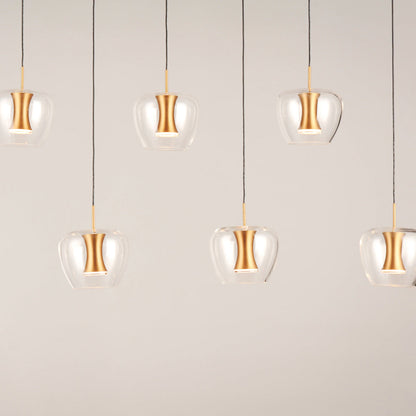 Newton LED Linear Pendant Light in Detail.