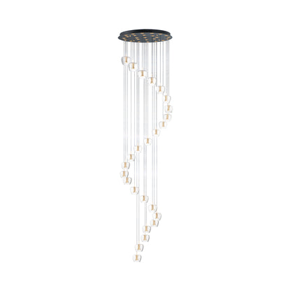 Newton LED Multi Light Pendant Light (25-Light).
