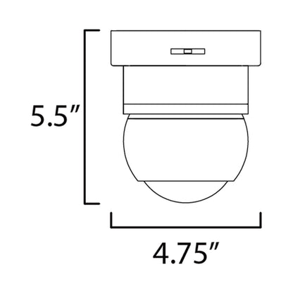 Nodes Adjustable LED Flush Mount Ceiling Light - line drawing.