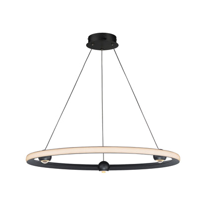 Nodes LED Pendant Light in Black (32-Inch).