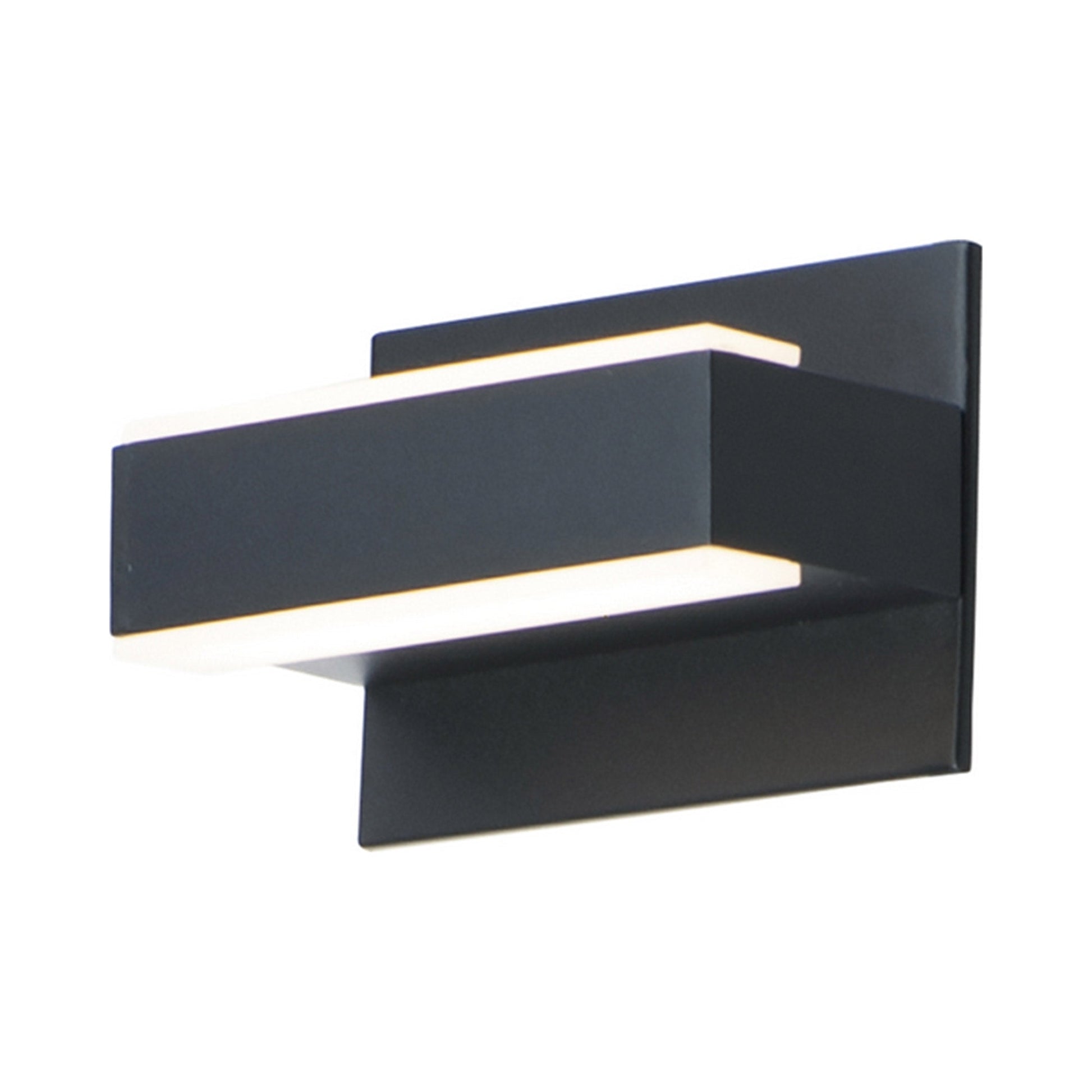 Omni LED Bath Vanity Light in Black.