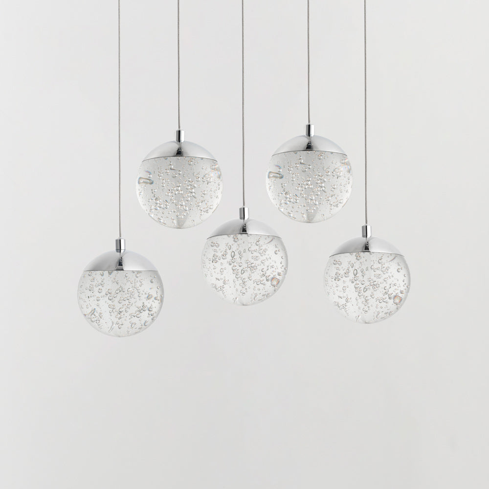 Orb II LED Multi Light Pendant Light in Detail.