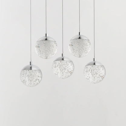 Orb II LED Multi Light Pendant Light in Detail.