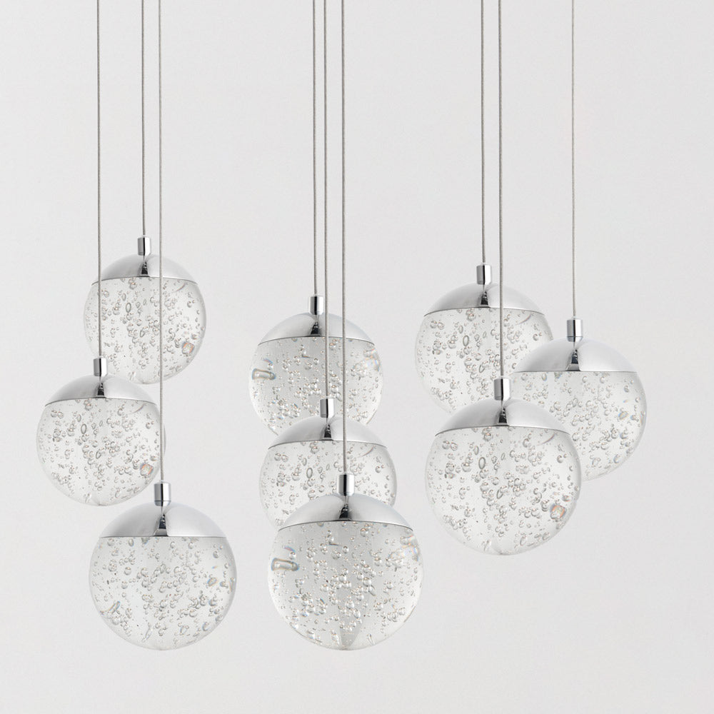 Orb II LED Multi Light Pendant Light in Detail.