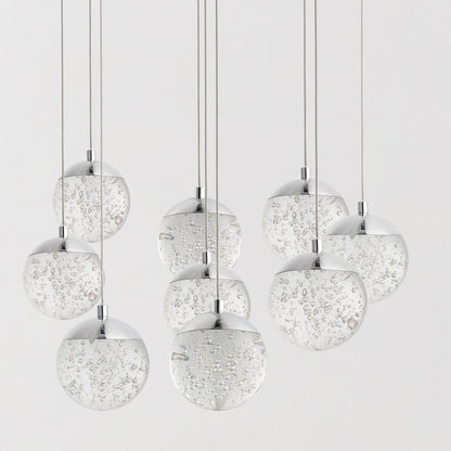 Orb II LED Multi Light Pendant Light in Detail.