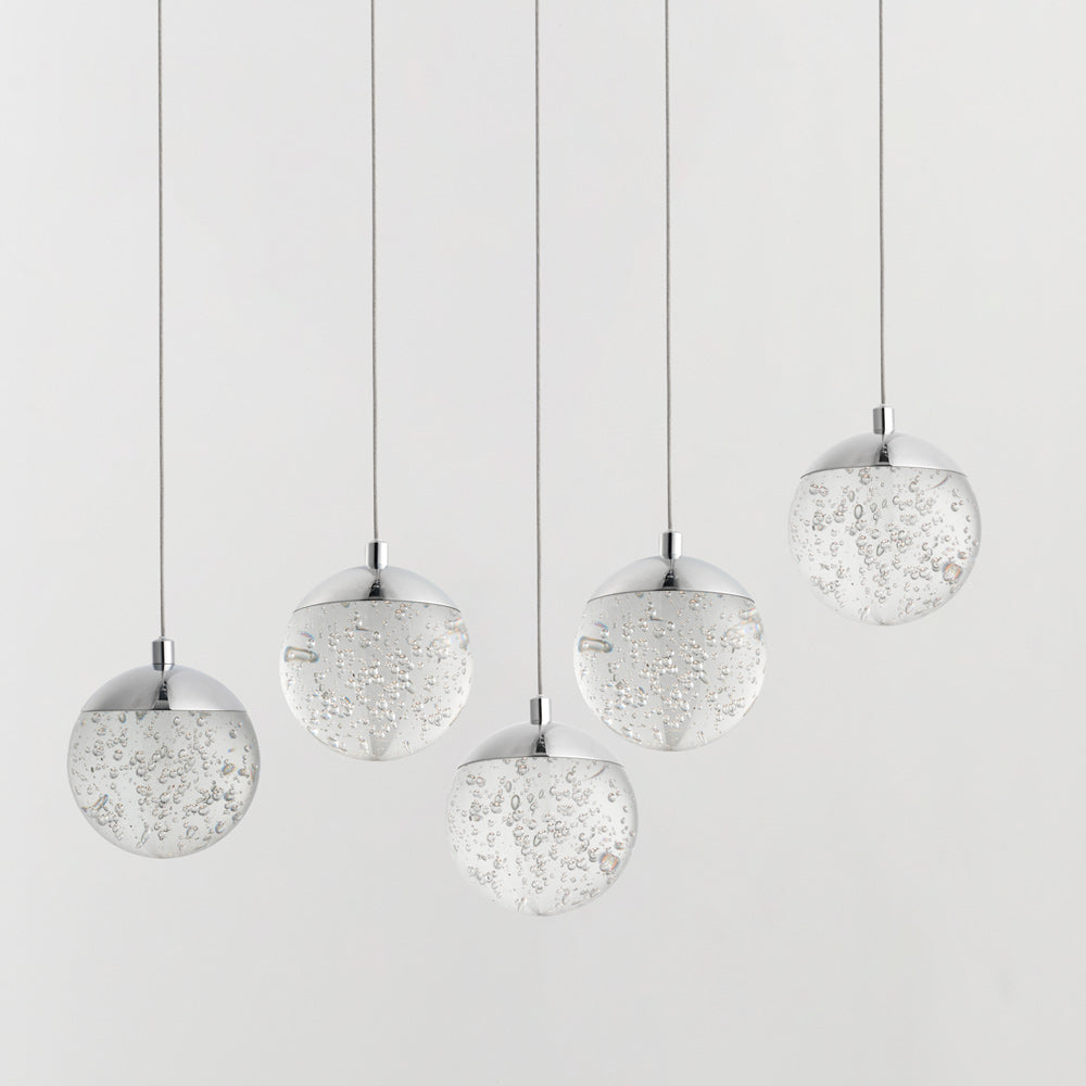 Orb II LED Multi Light Pendant Light in Detail.