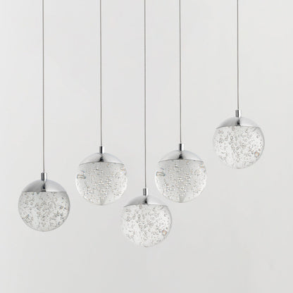 Orb II LED Multi Light Pendant Light in Detail.
