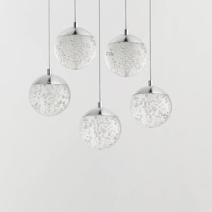 Orb II LED Multi Light Pendant Light in Detail.