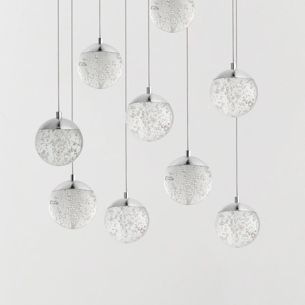 Orb II LED Multi Light Pendant Light in Detail.