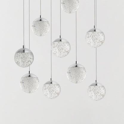 Orb II LED Multi Light Pendant Light in Detail.