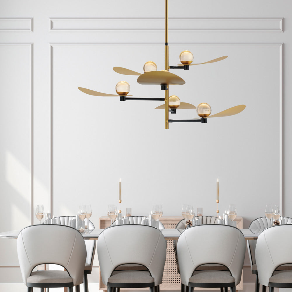 Pearl LED Pendant Light in dining room.