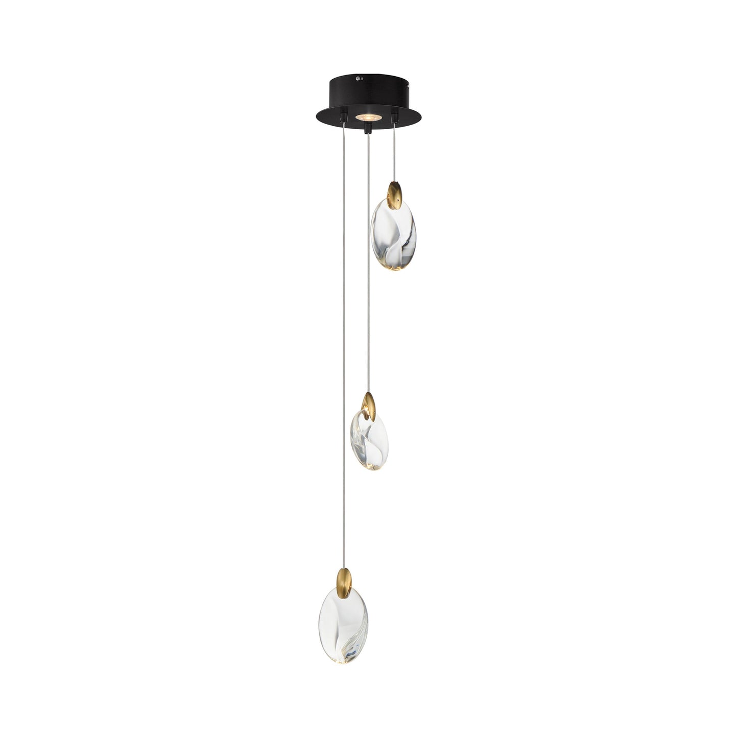 Pebble LED Pendant Light (3-Light).