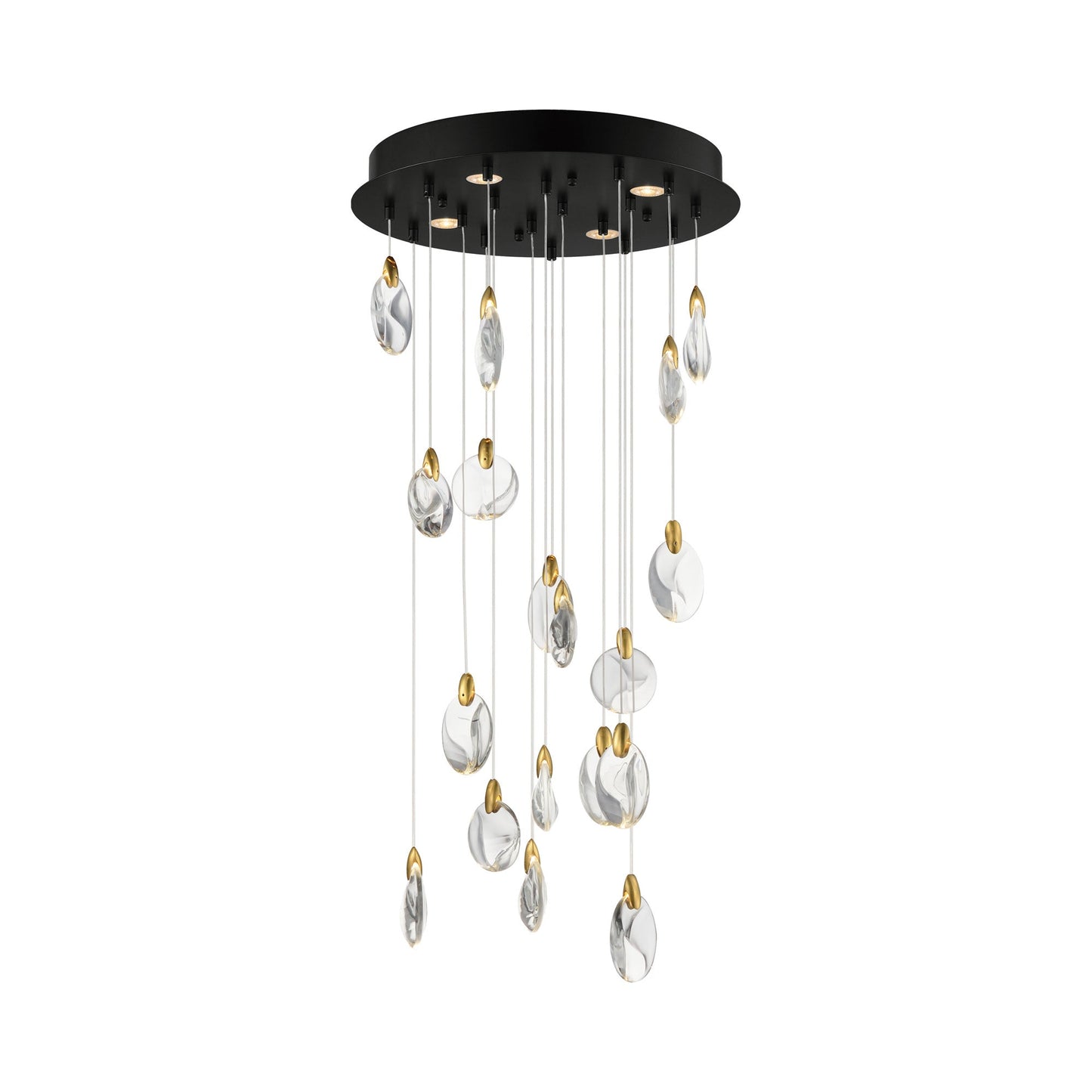 Pebble LED Pendant Light (18-Light).