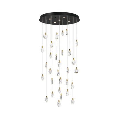Pebble LED Pendant Light (30-Light).