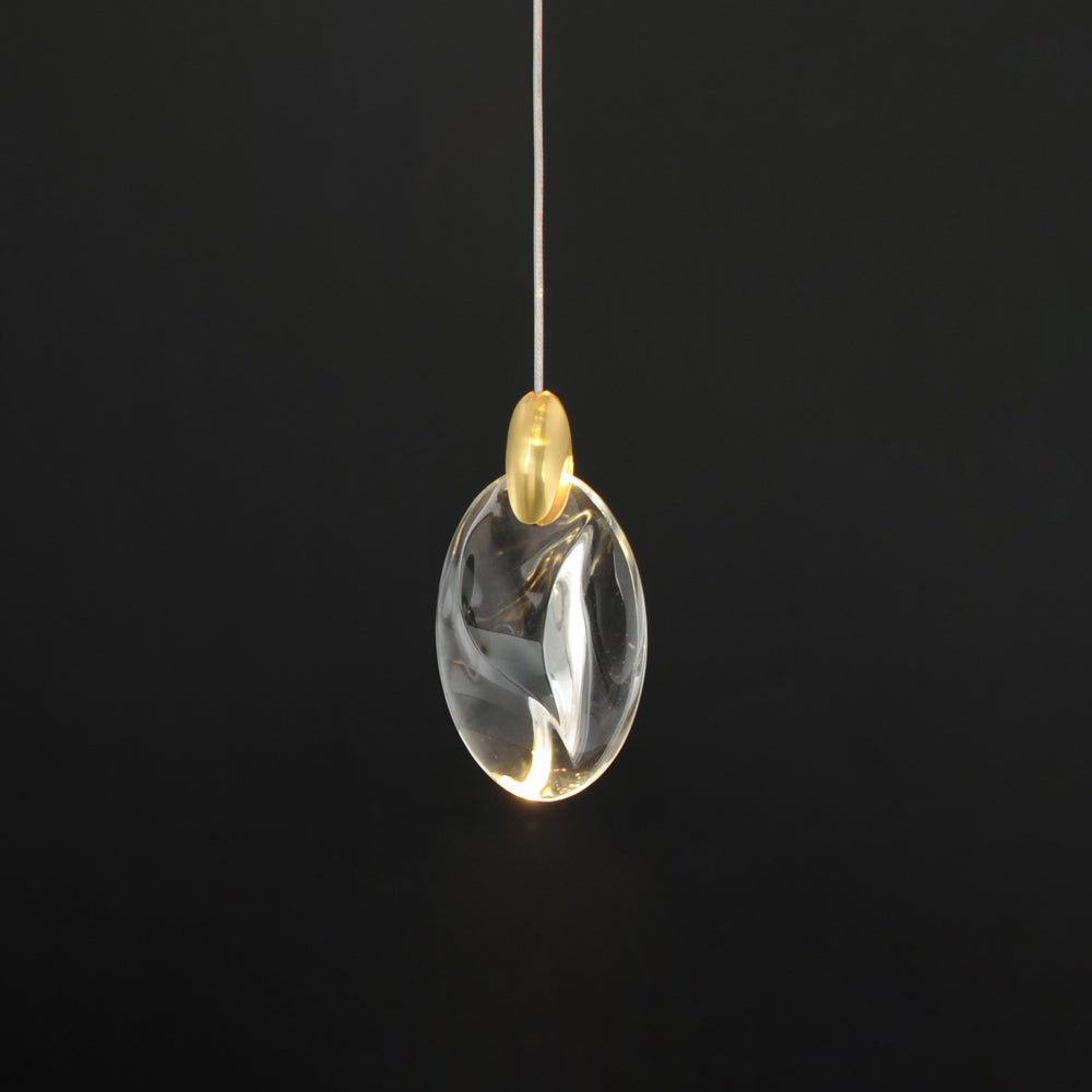 Pebble LED Single Pendant Light in Detail.