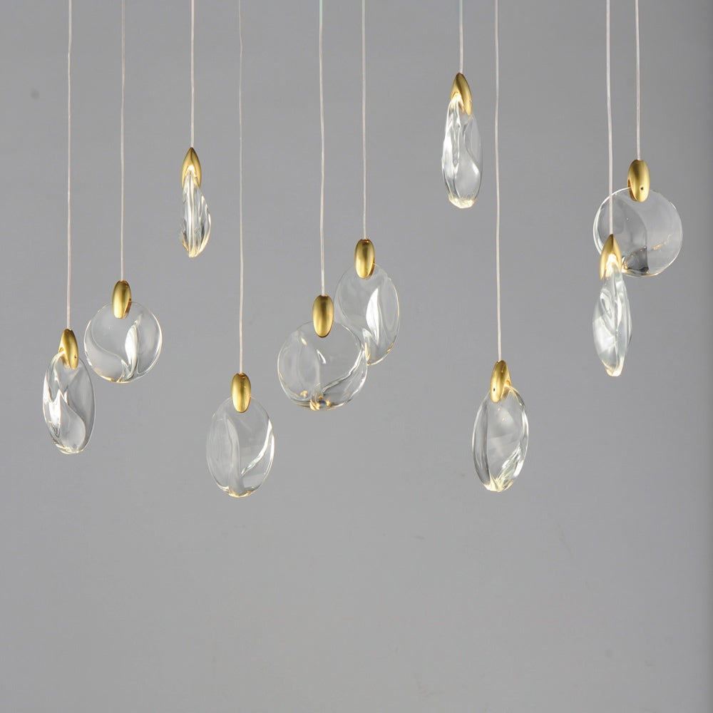 Pebble Linear Pendant Light in Detail.