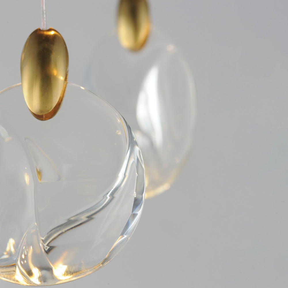 Pebble Linear Pendant Light in Detail.