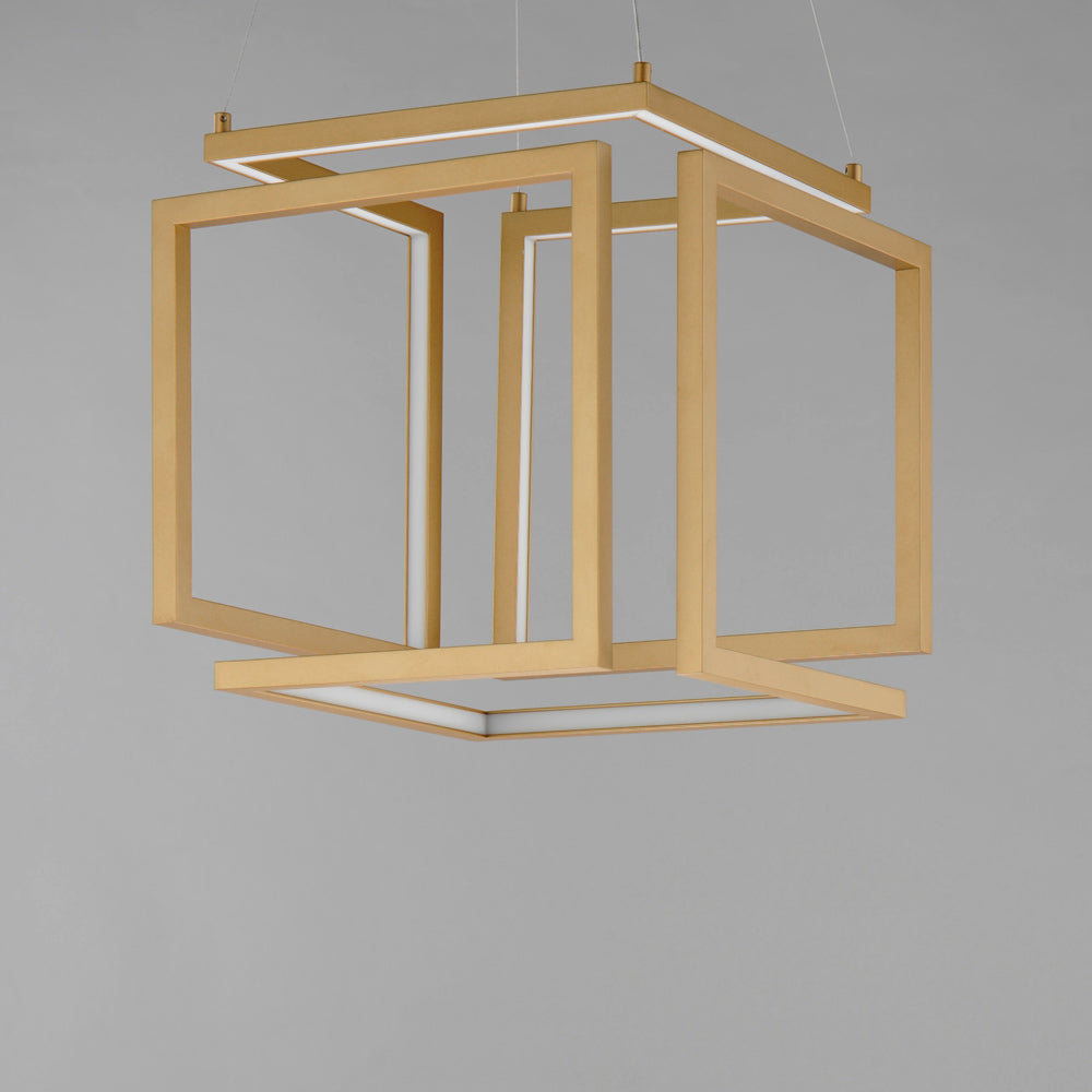 Penrose Cube LED Pendant Light in Detail.