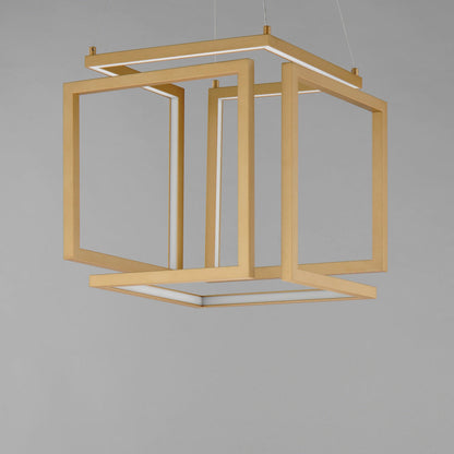 Penrose Cube LED Pendant Light in Detail.