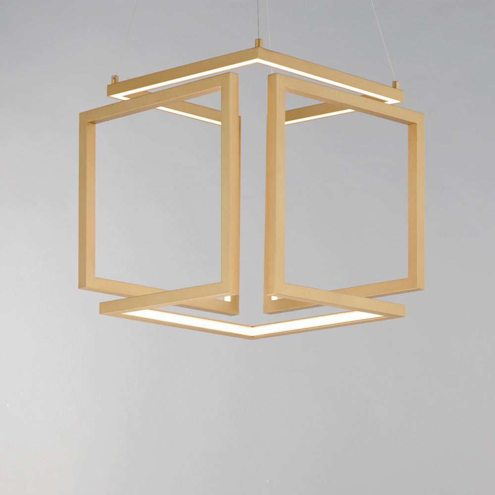 Penrose Cube LED Pendant Light in Detail.
