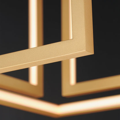 Penrose Cube LED Pendant Light in Detail.