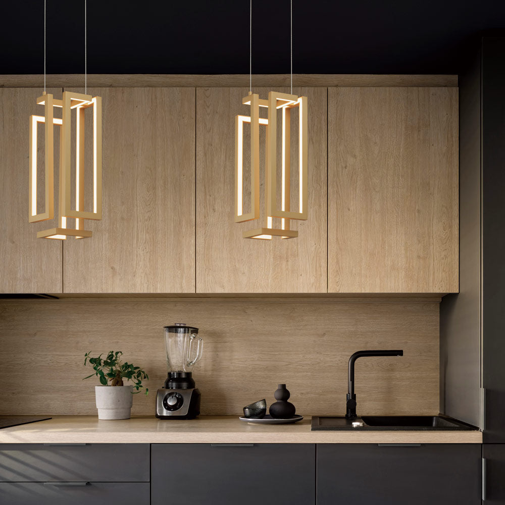 Penrose LED Pendant Light in kitchen.