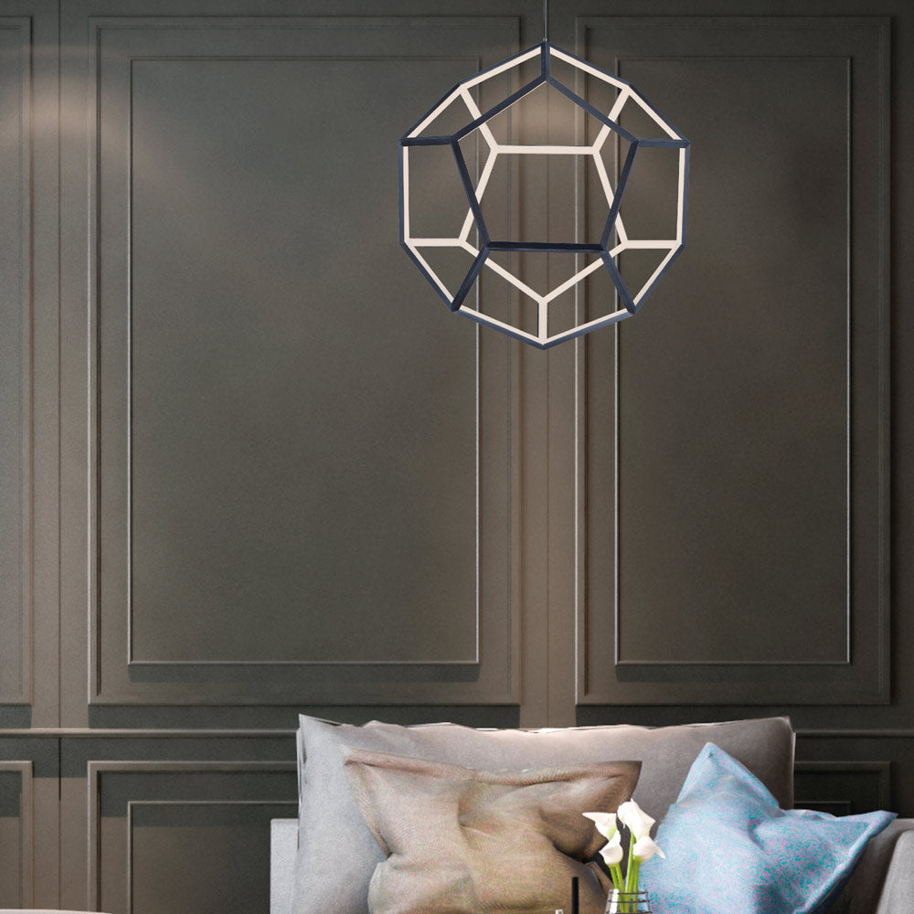 Penta LED Pendant Light in living room.